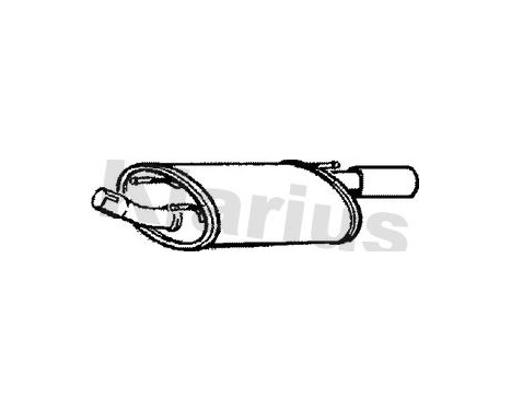 Exhaust backbox / end silencer