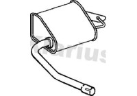 Exhaust backbox / end silencer