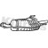 Exhaust backbox / end silencer