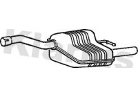 Exhaust backbox / end silencer