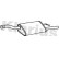 Exhaust backbox / end silencer