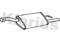 Exhaust backbox / end silencer