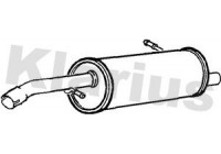Exhaust backbox / end silencer