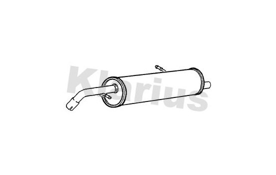 Exhaust backbox / end silencer