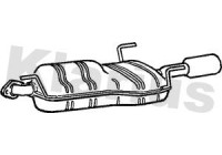 Exhaust backbox / end silencer