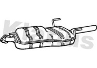 Exhaust backbox / end silencer