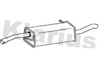 Exhaust backbox / end silencer