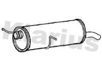 Exhaust backbox / end silencer