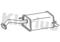 Exhaust backbox / end silencer