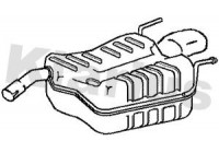 Exhaust backbox / end silencer