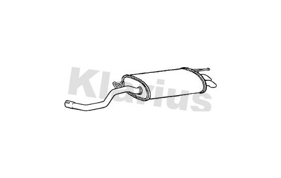 Exhaust backbox / end silencer