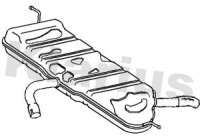 Exhaust backbox / end silencer