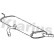 Exhaust backbox / end silencer