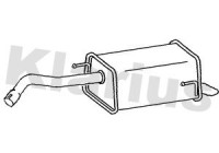 Exhaust backbox / end silencer