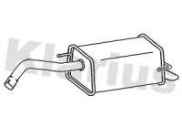 Exhaust backbox / end silencer