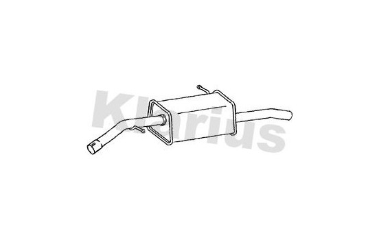 Exhaust backbox / end silencer