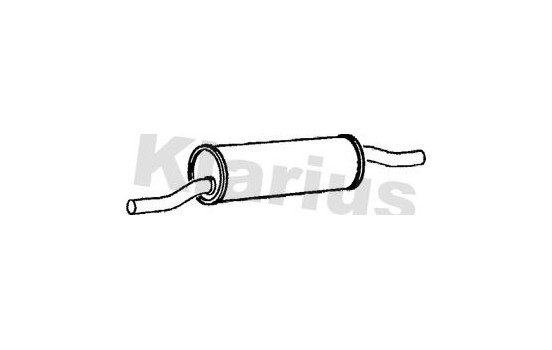 Exhaust backbox / end silencer