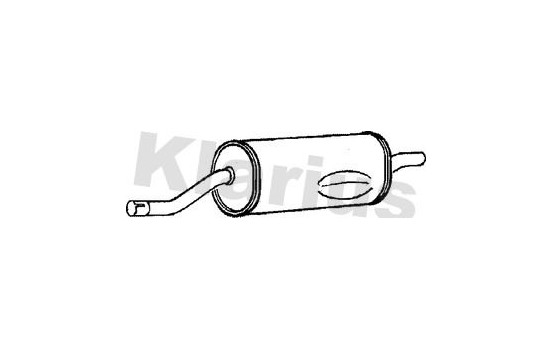 Exhaust backbox / end silencer