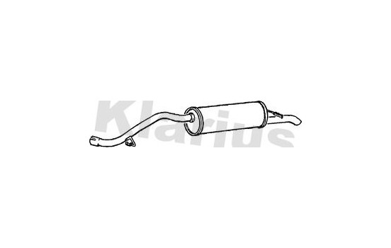 Exhaust backbox / end silencer