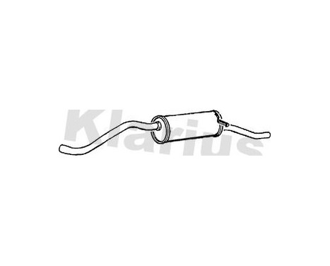 Exhaust backbox / end silencer