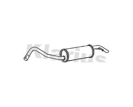 Exhaust backbox / end silencer
