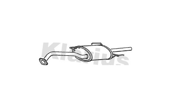 Exhaust backbox / end silencer