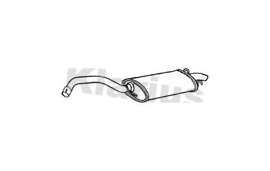 Exhaust backbox / end silencer