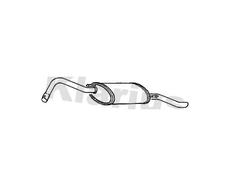 Exhaust backbox / end silencer
