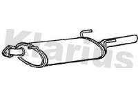 Exhaust backbox / end silencer