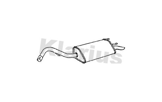 Exhaust backbox / end silencer