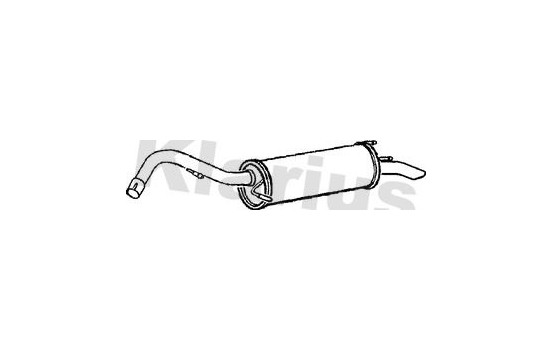 Exhaust backbox / end silencer