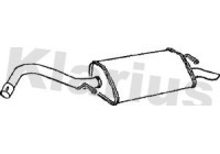 Exhaust backbox / end silencer