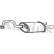 Exhaust backbox / end silencer