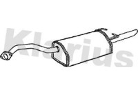 Exhaust backbox / end silencer