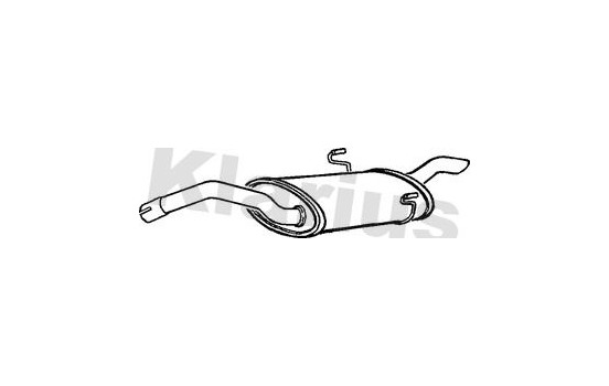 Exhaust backbox / end silencer