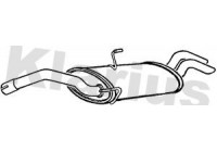 Exhaust backbox / end silencer