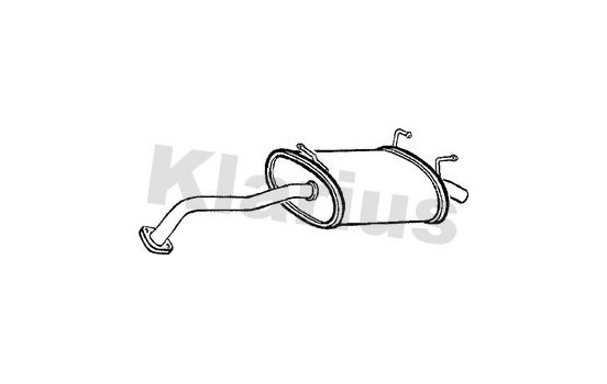 Exhaust backbox / end silencer