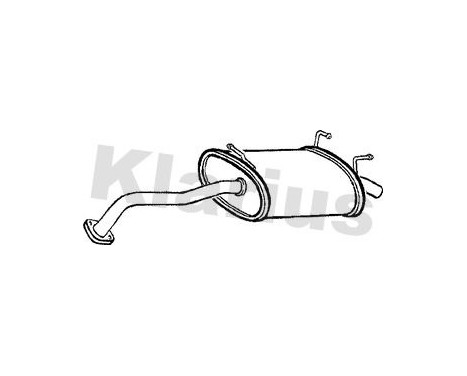 Exhaust backbox / end silencer