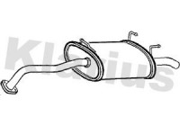 Exhaust backbox / end silencer