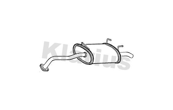 Exhaust backbox / end silencer