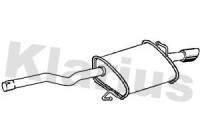 Exhaust backbox / end silencer