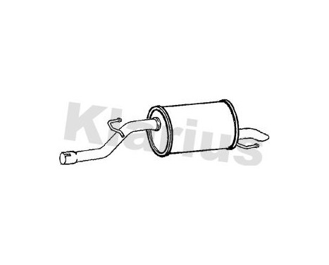 Exhaust backbox / end silencer