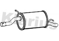 Exhaust backbox / end silencer