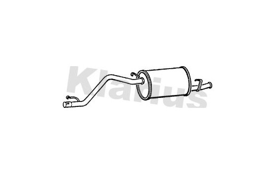 Exhaust backbox / end silencer