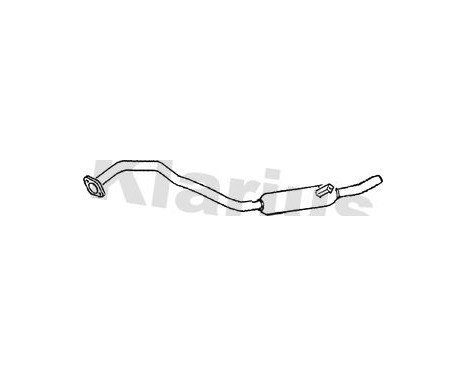 Exhaust backbox / end silencer