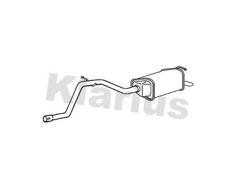 Exhaust backbox / end silencer