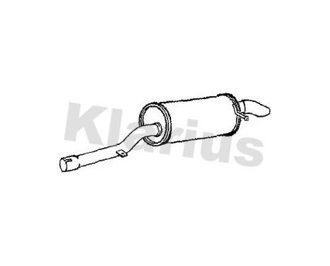 Exhaust backbox / end silencer