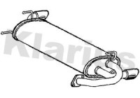 Exhaust backbox / end silencer