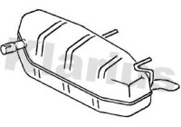 Exhaust backbox / end silencer