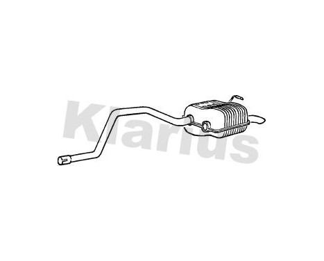 Exhaust backbox / end silencer